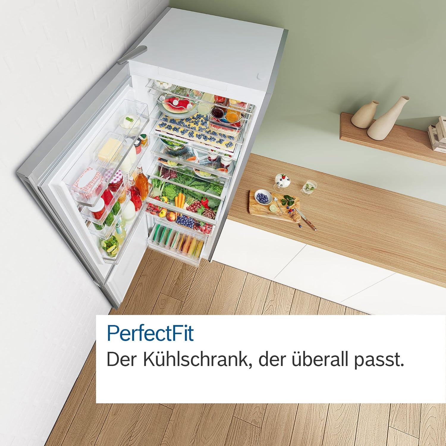 Bosch Réfrigérateur série 4 C inox, 440 l, acier inoxydable