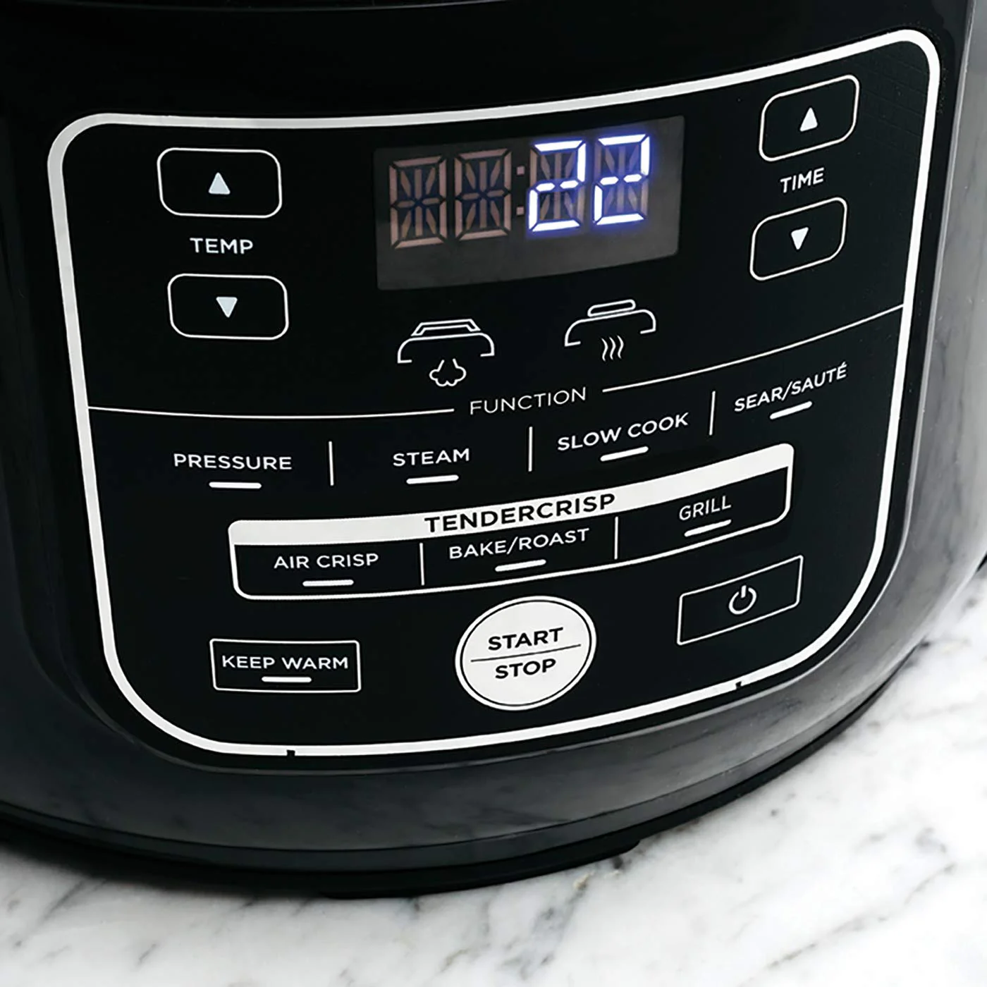 2025 Ninja Foodi MAX Dual Zone heteluchtfriteuse, 9,5L Airfryer, 2 compartimenten, met tang, anti-aanbaklaag, vaatwasserbestendige manden, 6-in-1, Amazon exclusief, koper/zwart, AF400EUCP