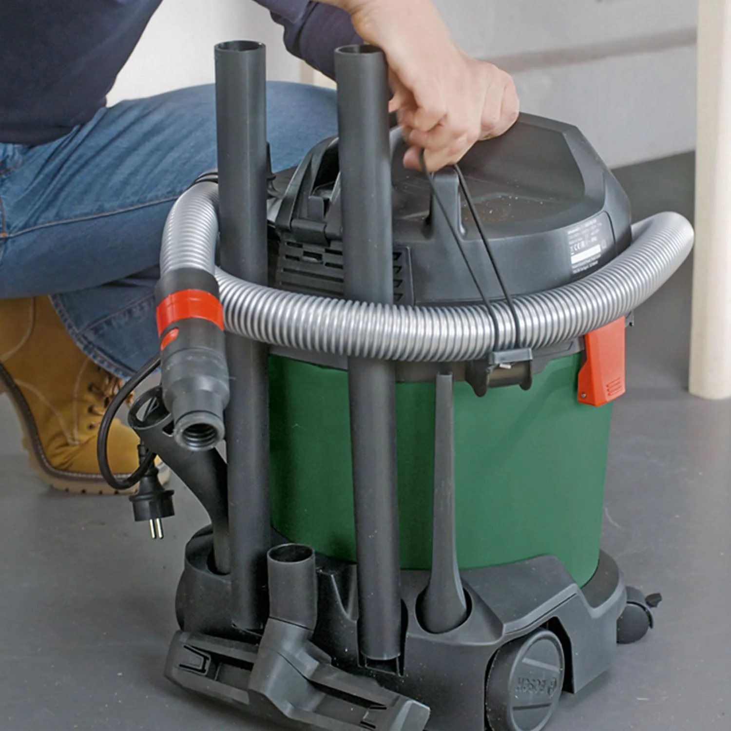Bosch Nat- en droogzuiger AdvancedVac 20 (1200 watt, 20 liter inhoud, in doos)