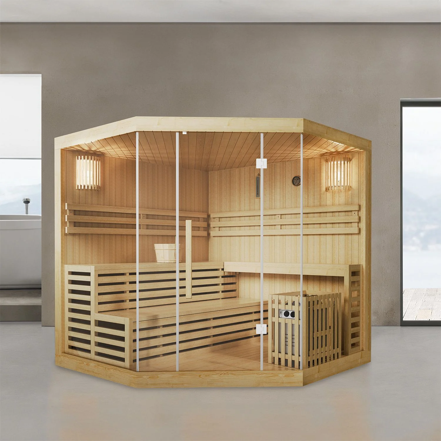 2025 Indoor Sauna Espoo 200 Premium