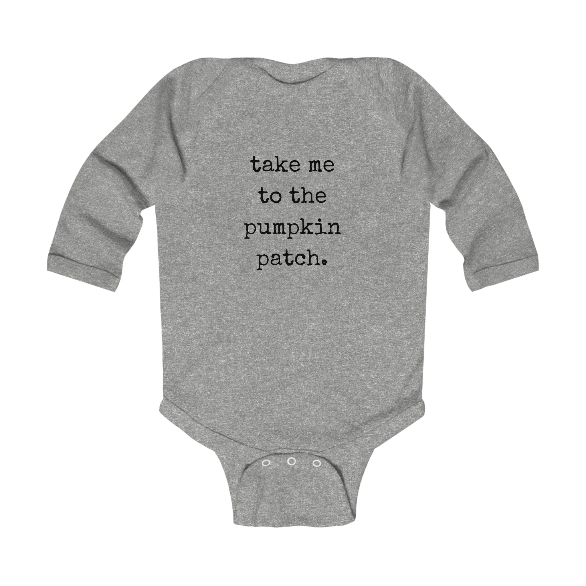 Baby Pumpkin Onesie | Fall Onesie | Infant Long Sleeve Bodysuit | Pumpkin Patch Onesie