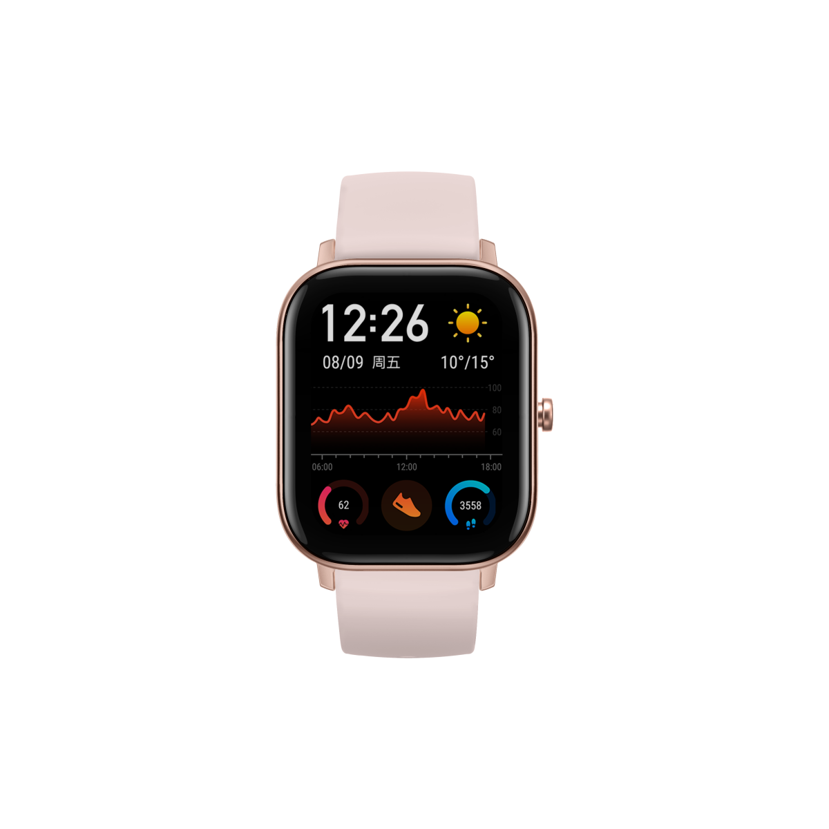 AMAZFIT Smartwatch GTS, rosa - B-Ware sehr gut