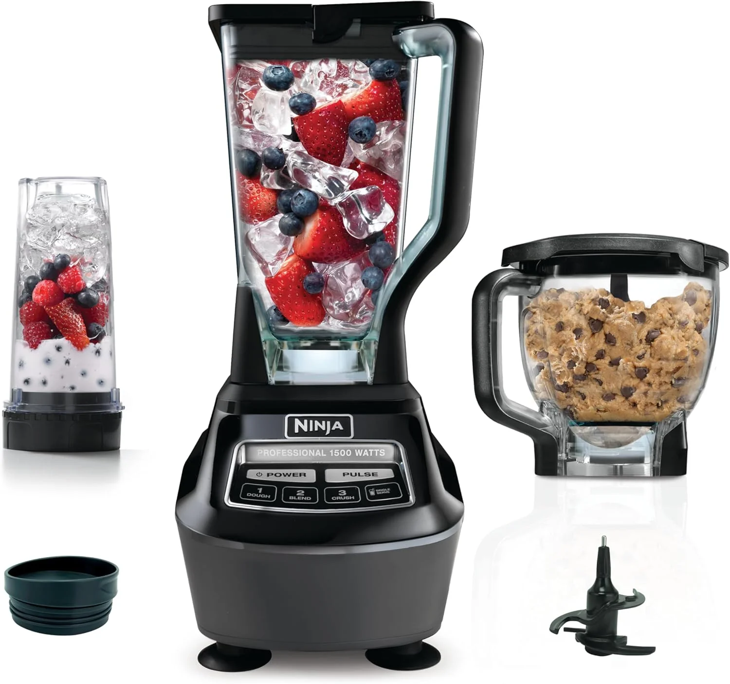 Ninja BL660 Professional Compact Smoothie & Food Processing Blender, 1100-Watts, 3 Functions