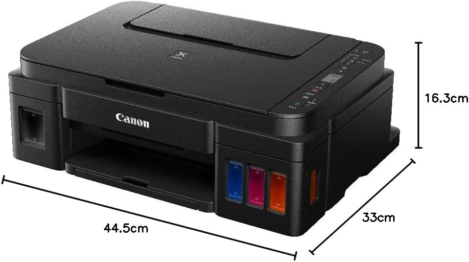 Canon PIXMA G3410 multifunctionele inkjetprinter met navulbare tanks, zwart