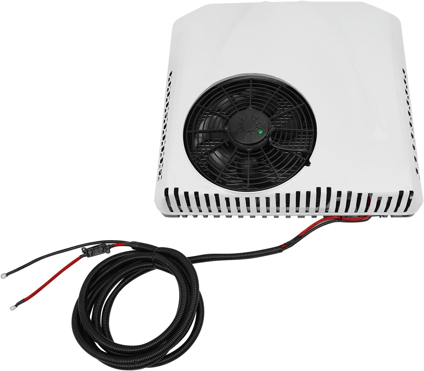 Ultradünne 12V Inverter Dachklimaanlage, leise Elektrische Automotive Split Klimaanlage AC Einheit mit Heiz- und Kühlung, Universelle Passform für Wohnmobil, Wohnwagen, Camping, LKW & Transporter
