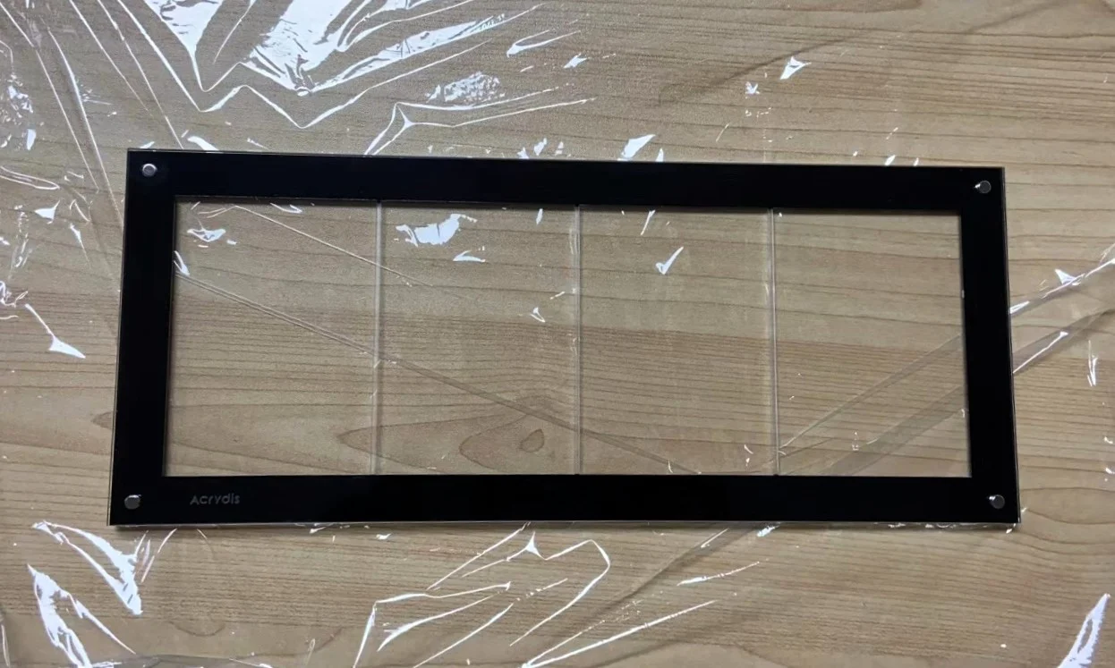 Acrylic Holder For 4 Horizontal Puzzle Sketch Cards - With Set Of Screws