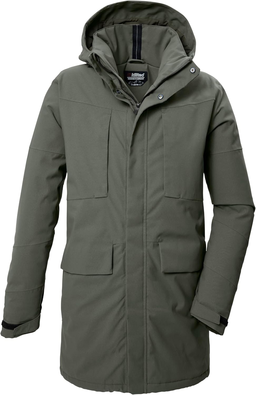 Killtec Herren Kow 80 Mn Prk Funktionsparka/Parka mit abzippbarer Kapuze
