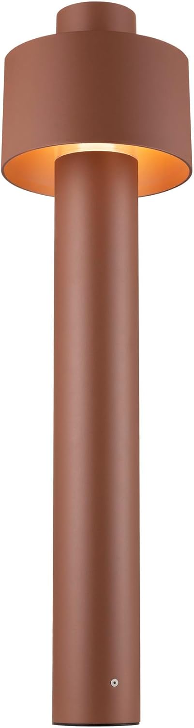 SLV Stehleuchte 1008194 / Außen-Beleuchtung für Wege, Wände, Eingänge, LED Outdoor Garten-Lampe / E27 IP65 13W rost