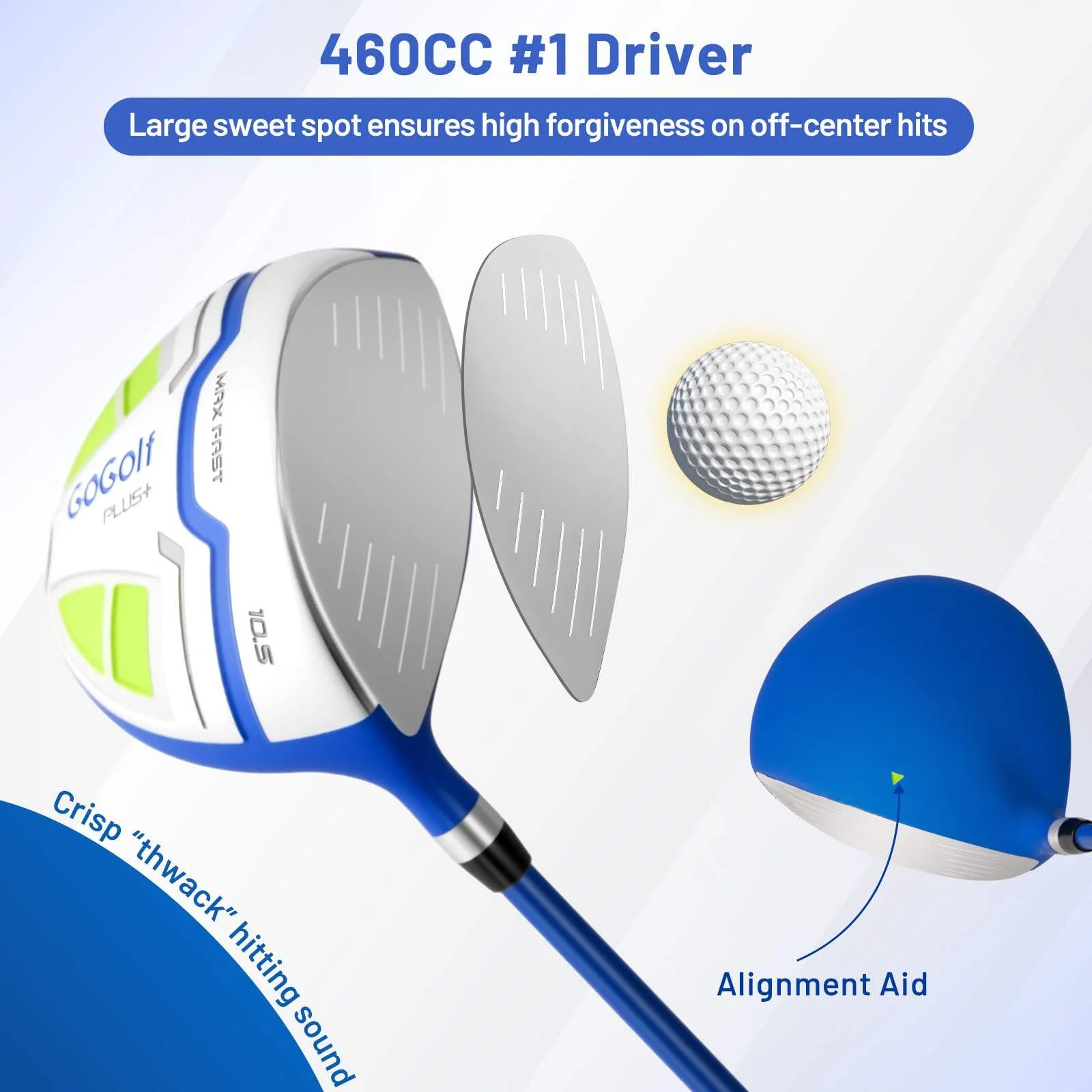 Men's Complete Golf Clubs and Bag Set