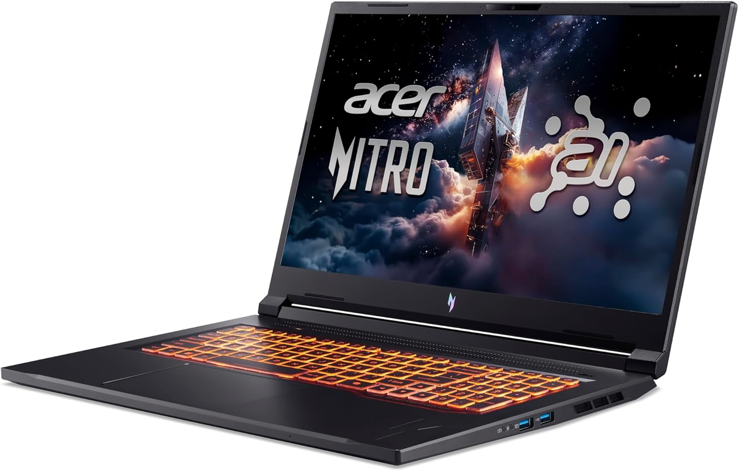 acer Nitro V 17 AI (ANV17-61-R3KD) Gaming Laptop, Copilot+ PC, 17