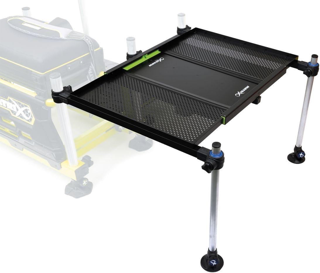 Fox Matrix XL Extendable Side Tray - Ablage für Sitzkiepe, Ablagetisch für Sitzplattform zum Stippangeln & Feedern, Köderablage