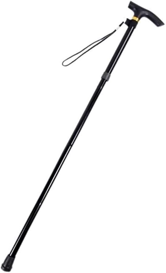 Spazierstock-Trekkingstöcke, Wanderstöcke, Trekkingstöcke, Wander-Trekkingstöcke, T-Griff, Aluminium-Klappstock, Metall-Klappstock, Krücken für ältere Menschen