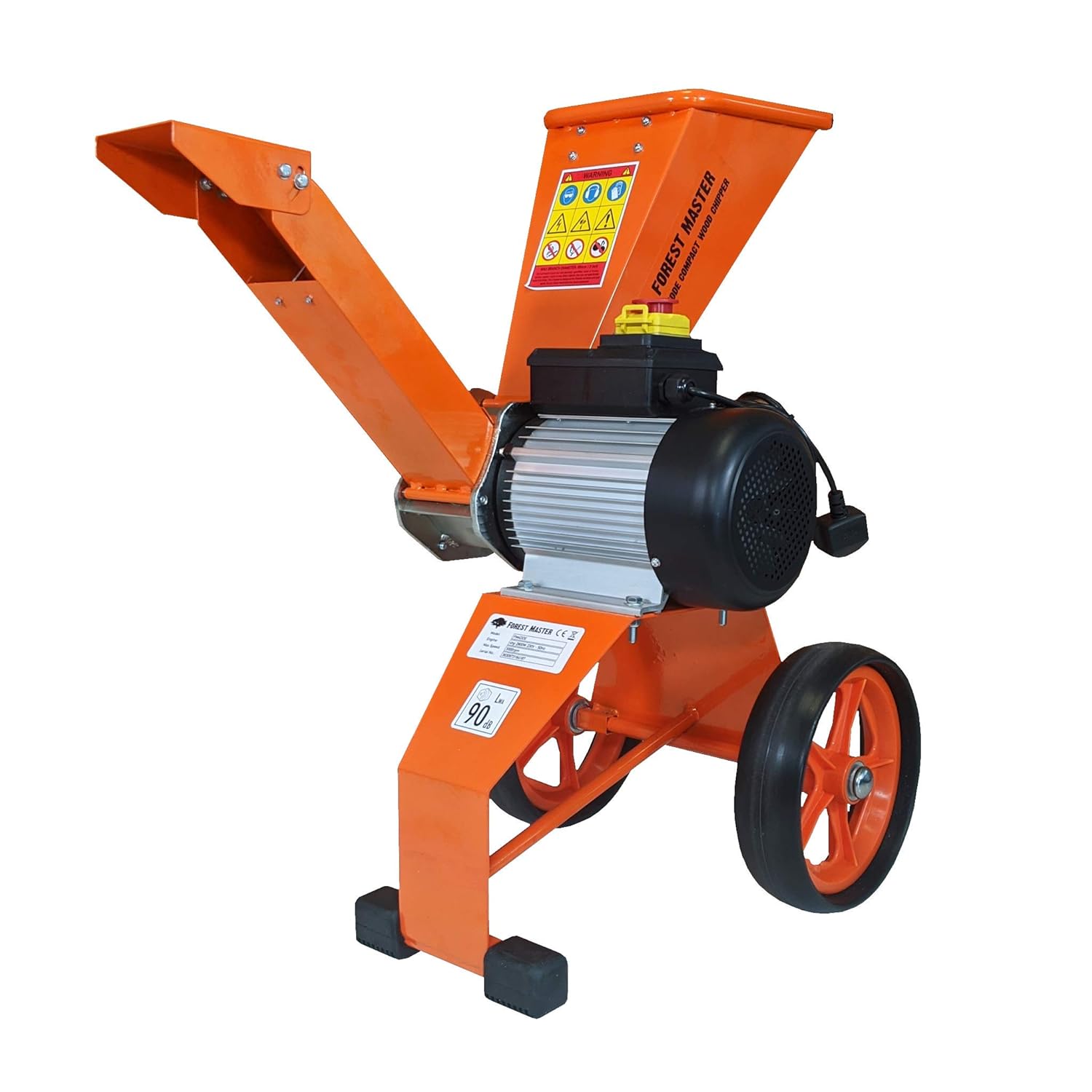 Forest Master Häcksler 2800 Watt 4 Ps AST Laub Holz Garten-Häcksler Garten-Schredder E-Häcksler