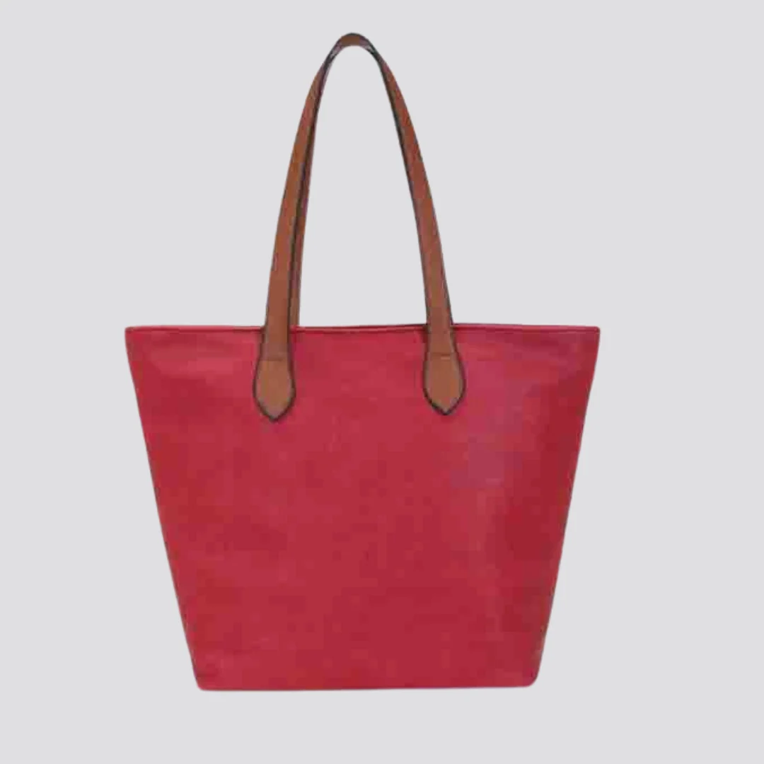 Anna Shopper Tote Bag | Red