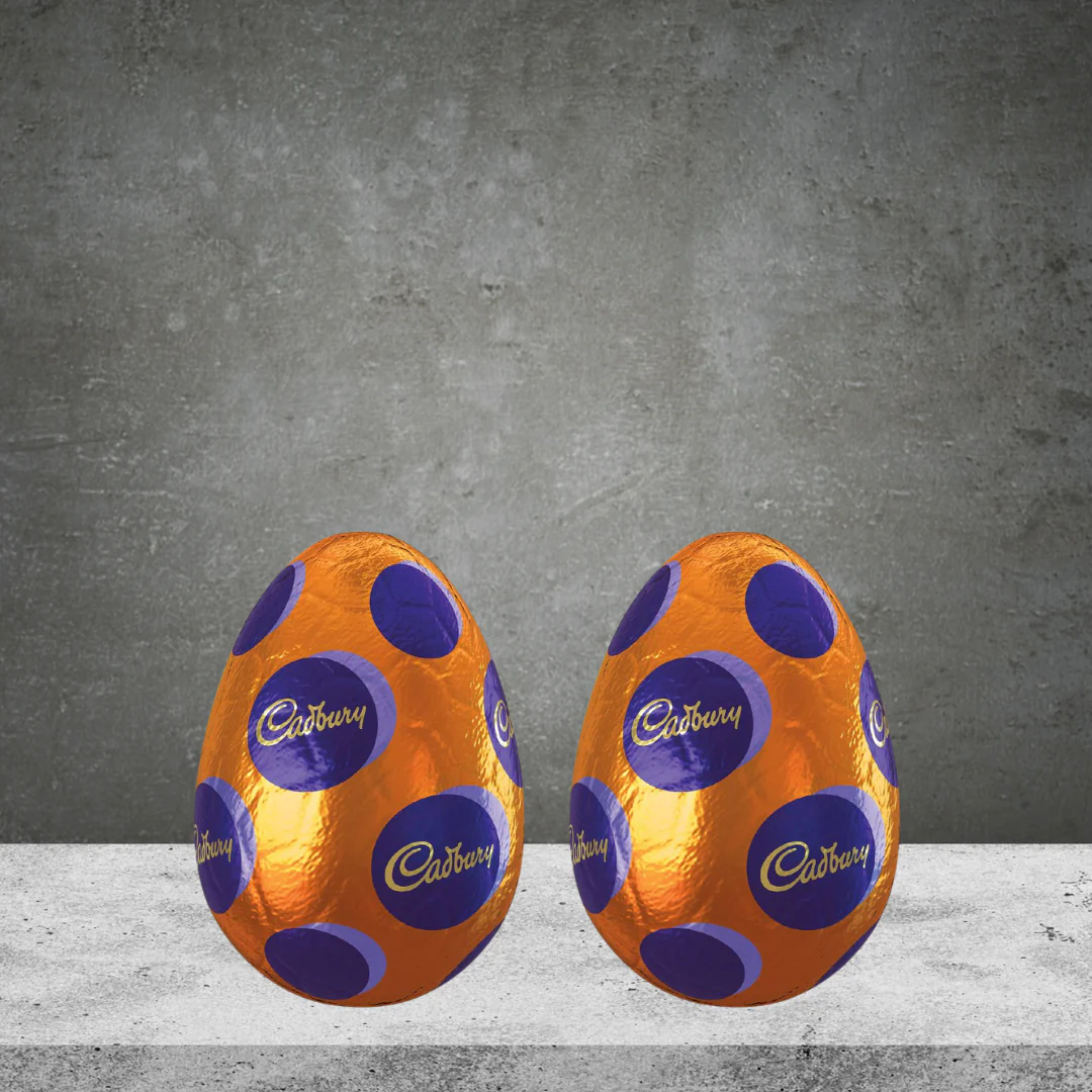 2 Cadbury Chocolate Easter Hollow Eggs 50g
