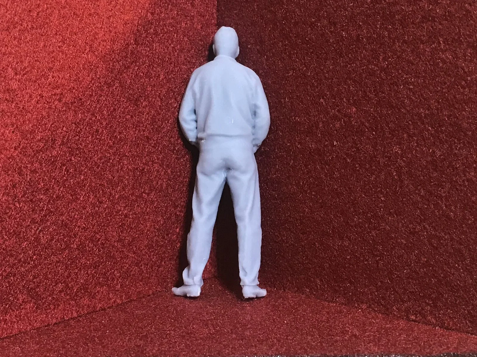 G-Scale figure with hands in pockets - 3D scan of a real person - M002  (GN15)