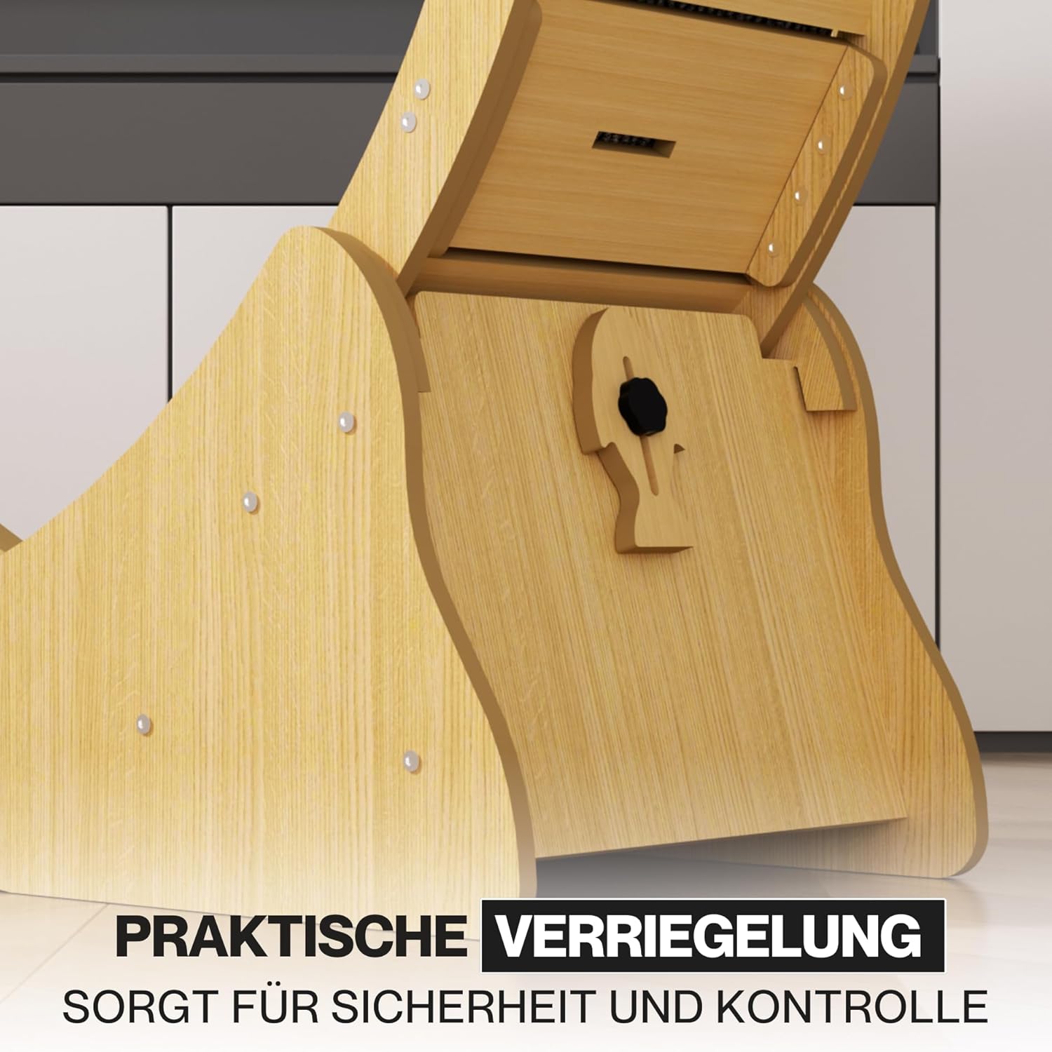 noviclass® Katzenlaufrad Baghira Groß XXL | 132cm Durchmesser Artgerecht für große Katzen | Kratzfest, stabil und leise | Gratis Spielzeug und E-Book | Geprüfte Qualität (Weiß)