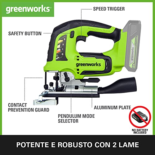 Greenworks Tools 3601407 Seghe Affondamento