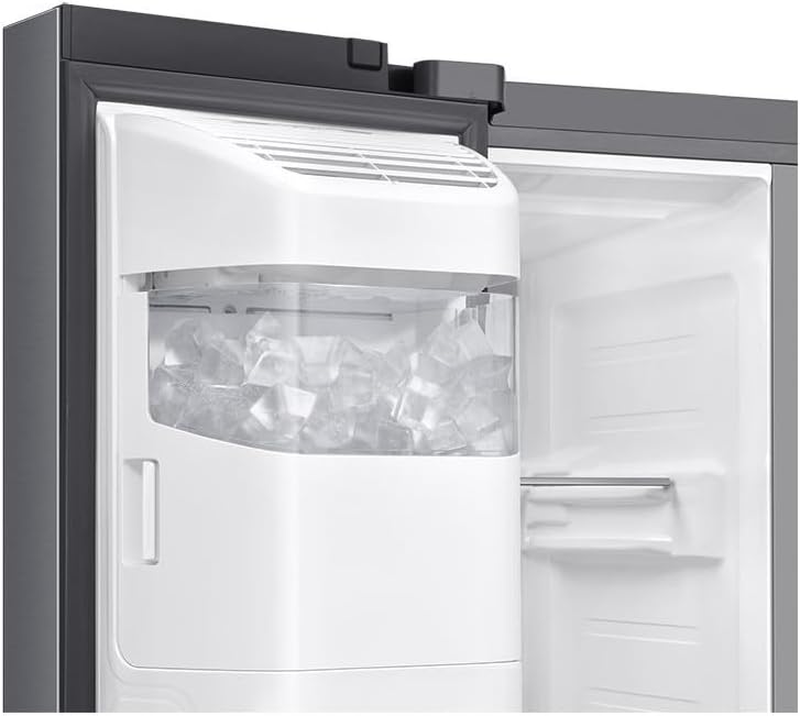 Samsung RS70F64KETEF, Réfrigérateur américain 640L, Side‑by‑Side, inox Platinum, distributeur eau‑glaçons, Wi‑Fi + Froid ventilé