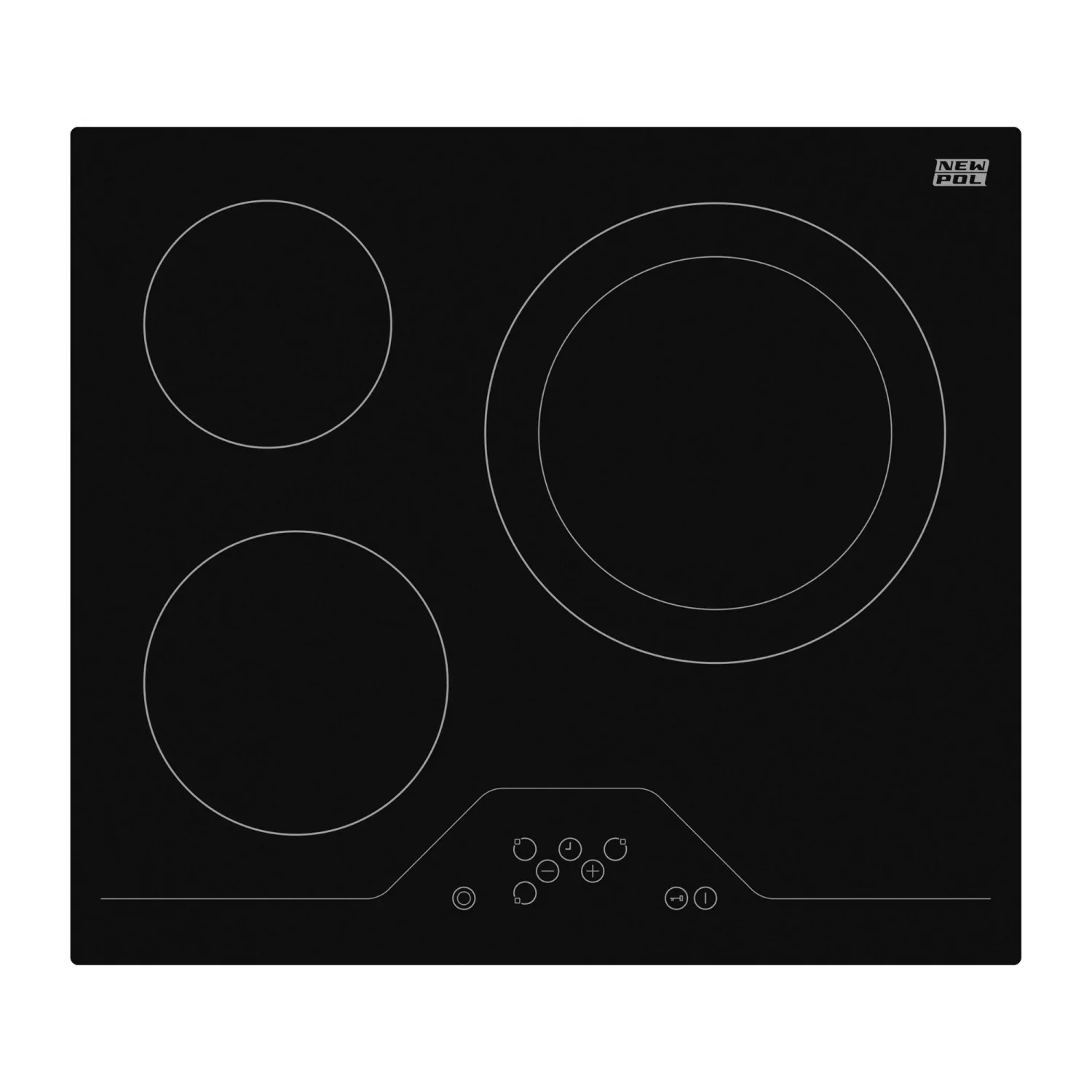 Conjunto de Horno y Placa Vitrocerámica Newpol A NVH3Z8P