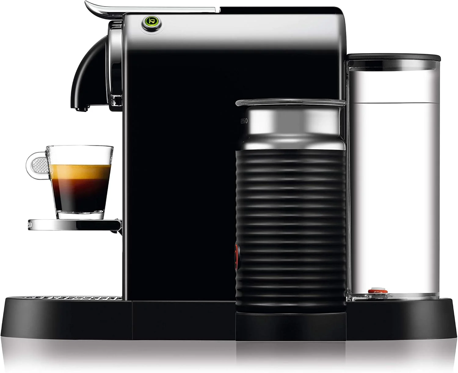Nespresso De'Longhi EN267.BAE Citiz koffiezetapparaat met melkopschuimer, energiebesparende functie, 1710W, 1 liter, 37.2 x 21.8 x 27.7 cm, zwart