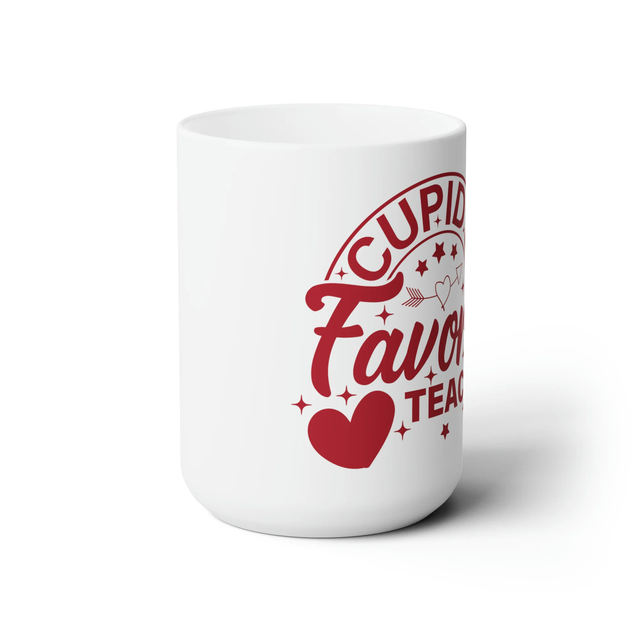 Cupid's Favorite Teacher Mug Valentine's Teacher Gift - 15oz