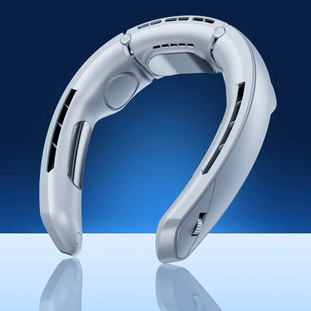 BreezeFit – 100-Speed Neck Fan | Freshness on the Go, Anywhere