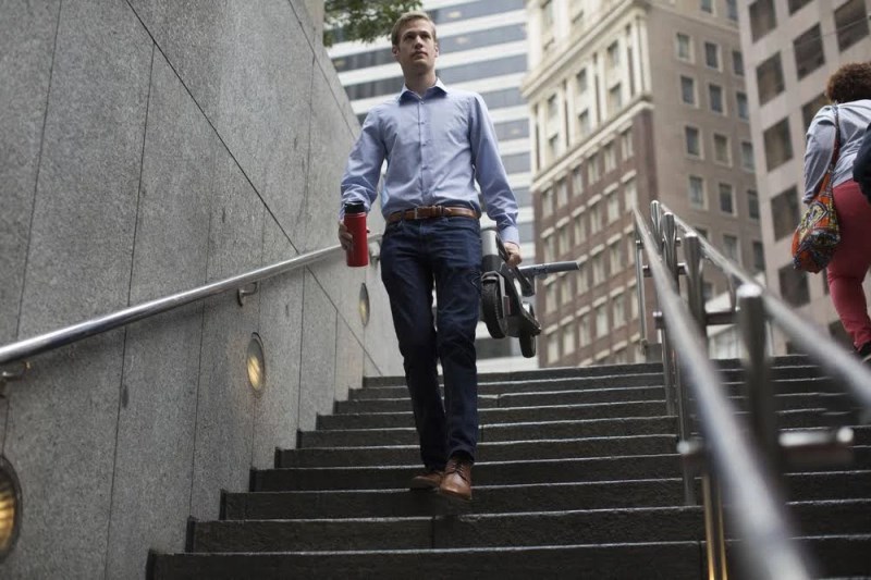 Unagi – The Model One E350 Ultralight Foldable Electric Scooter 15mi Max Operating Range & 15.5mph Max Speed – Grey