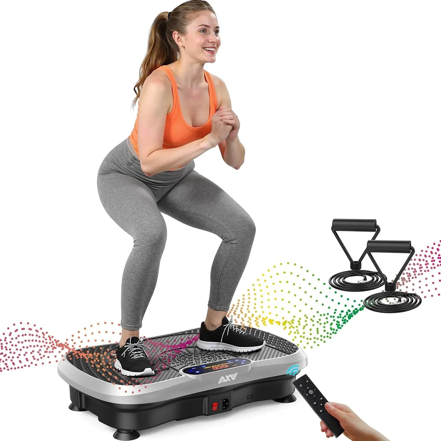 AXV Vibration Plate Fitness Platform Trainer Suitable for men and women to lose weight
