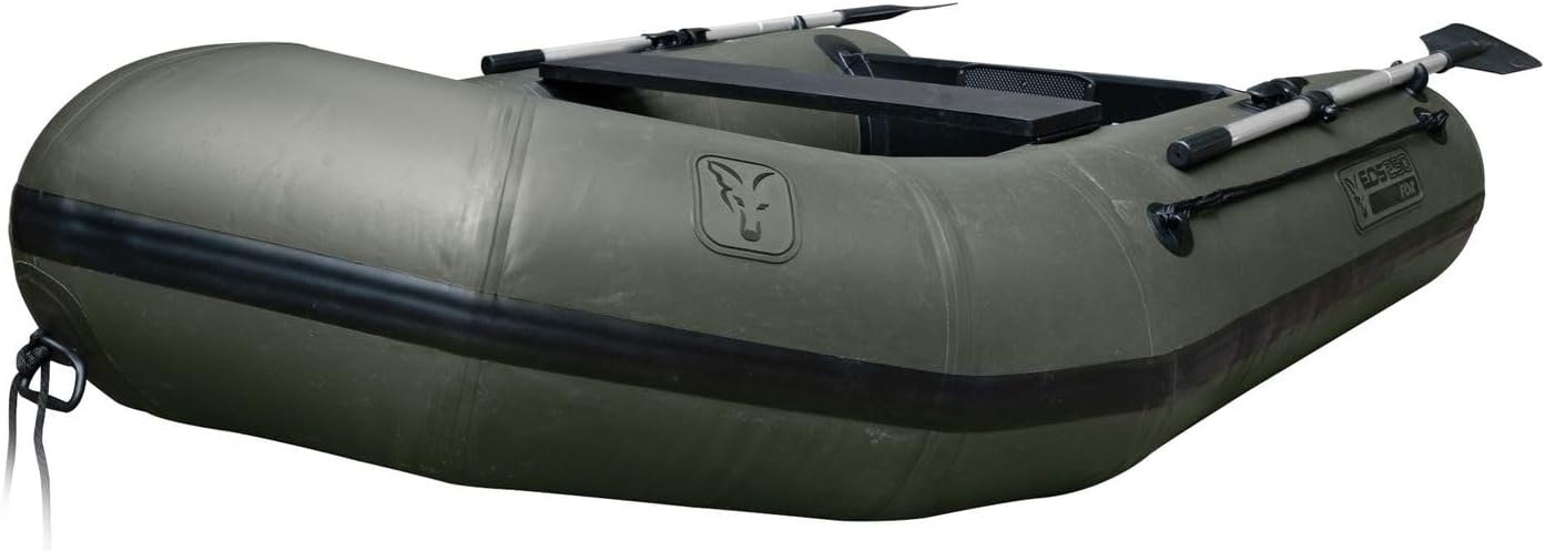 Fox EOS 250 Inflatable Boat Grün 2,50m Schlauchboot zum Karpfenangeln & Wallerangeln, Angelboot, Karpfenboot, Auslegeboot