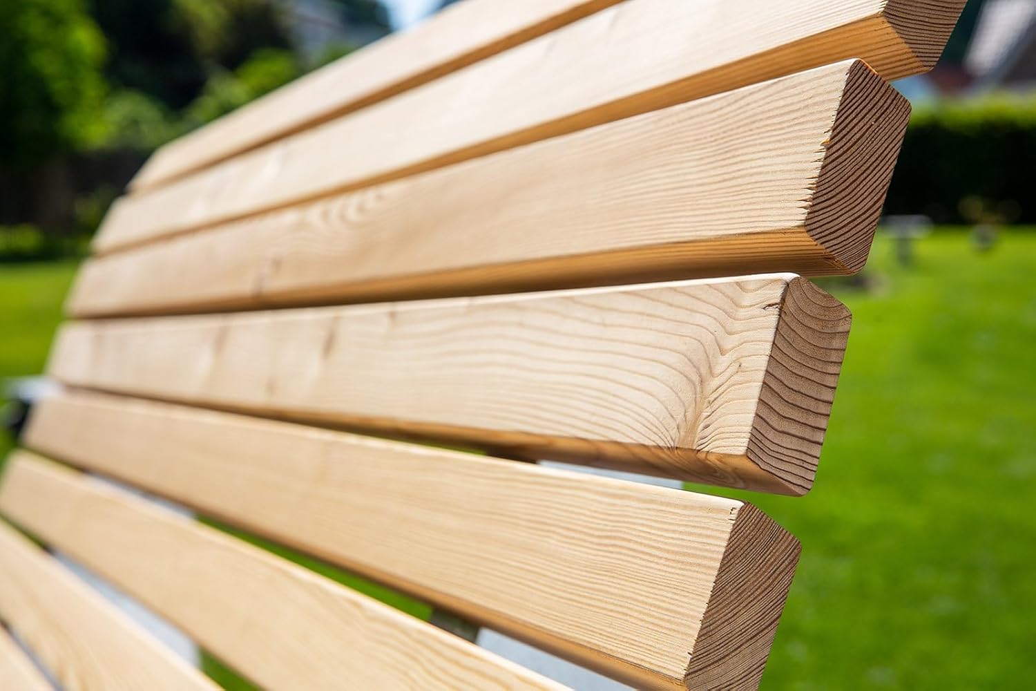 Waldsofa Classic, Lärche, für 2-3 Personen, Sonnenliege, Außenliege, Wellenliege, Relaxliege, Holzliege für den Garten, feuerverzinkt