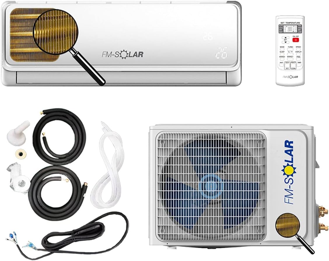 Split Klimaanlage 12000BTU Klimagerät Inverter WLAN R32 3,5kW Splitgerät Leitung