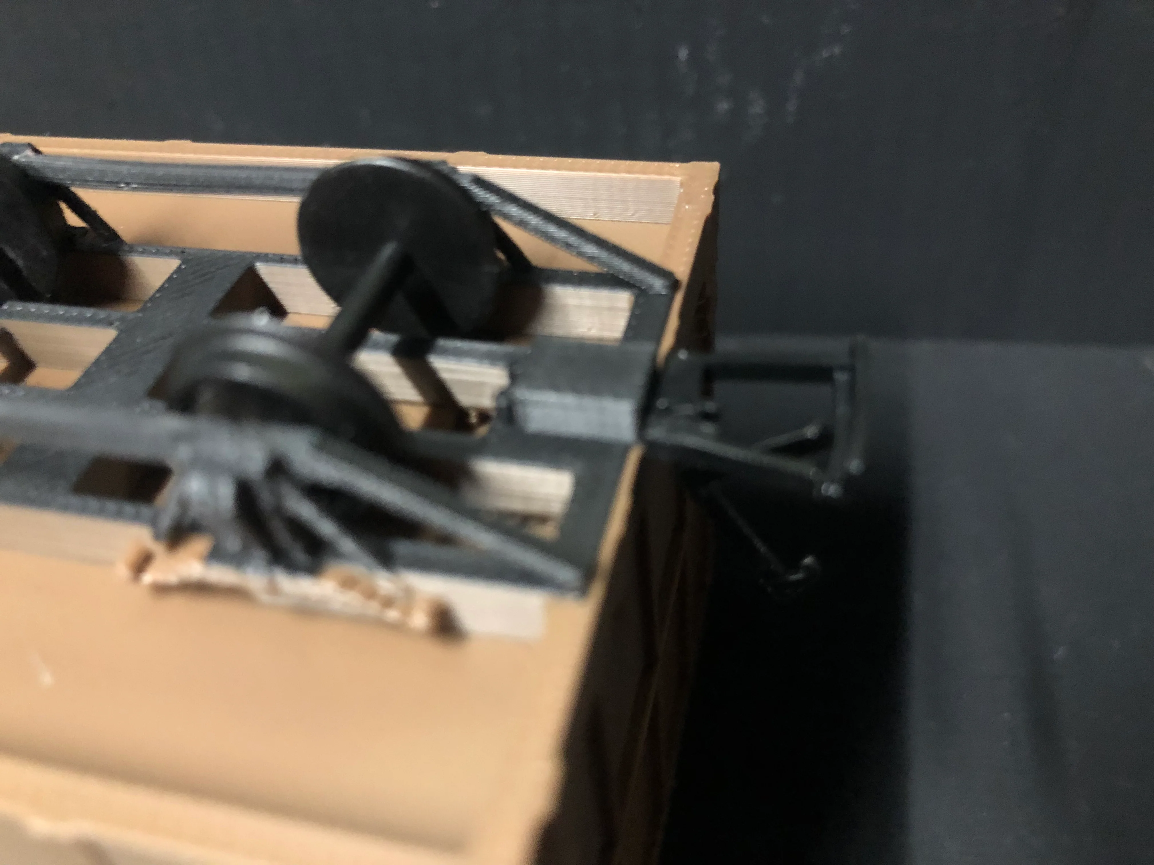 O-16.5 / NG7 4 Ton Sugar Cane Bin Wagon Kit Pre-Coloured, POM Wheels Included - EZ-PZ Range