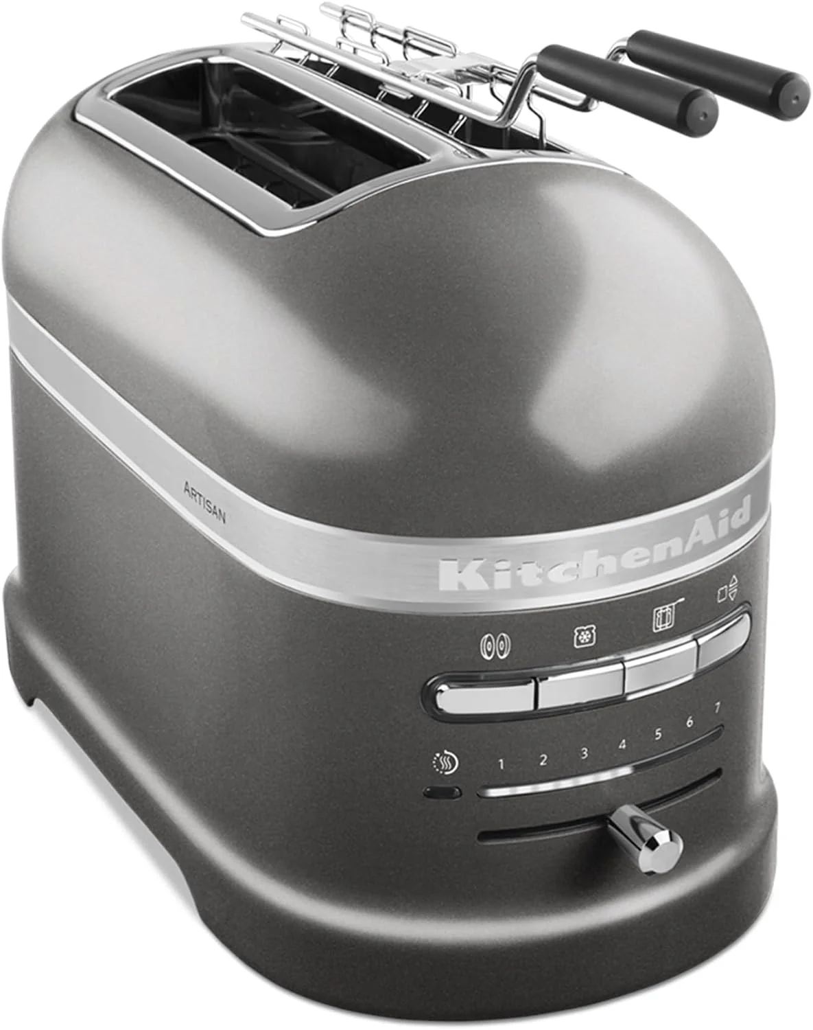 KitchenAid Toaster f��r 2 Scheiben mit Sandwich-Zange | Artisan | Retro Toast Machine | Verschiedene Funktionen und Br?unungsstufen | Gr��n