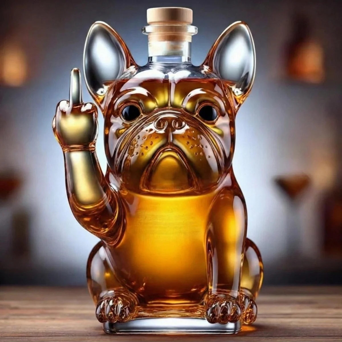Rebellischer Whiskey-Dekanter