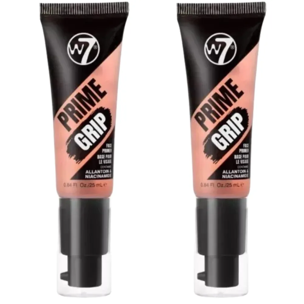 W7 Prime Grip Face Primer a?? ClearBase with Allantoin & Niacinamide for Smooth, Long-Lasting Makeup