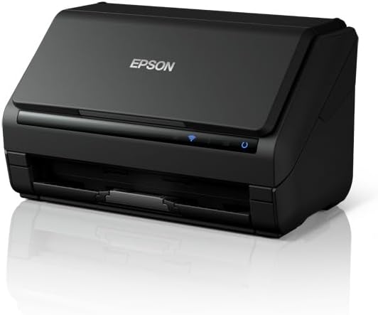 Epson WorkForce ES-580W Scanner, Dokumentenscanner (scannt ohne PC, 35 Seiten bzw. 70 Bildern pro Minute, bis DIN A4, beidseitiger Scan in einem Durchgang, automatische Ausrichtung) One size