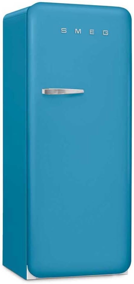 Smeg Kühlschrank 1 Tür, 244 Liter, Energieeffizienzklasse D, 50's Style, Light Blue, Charnieren Rechts