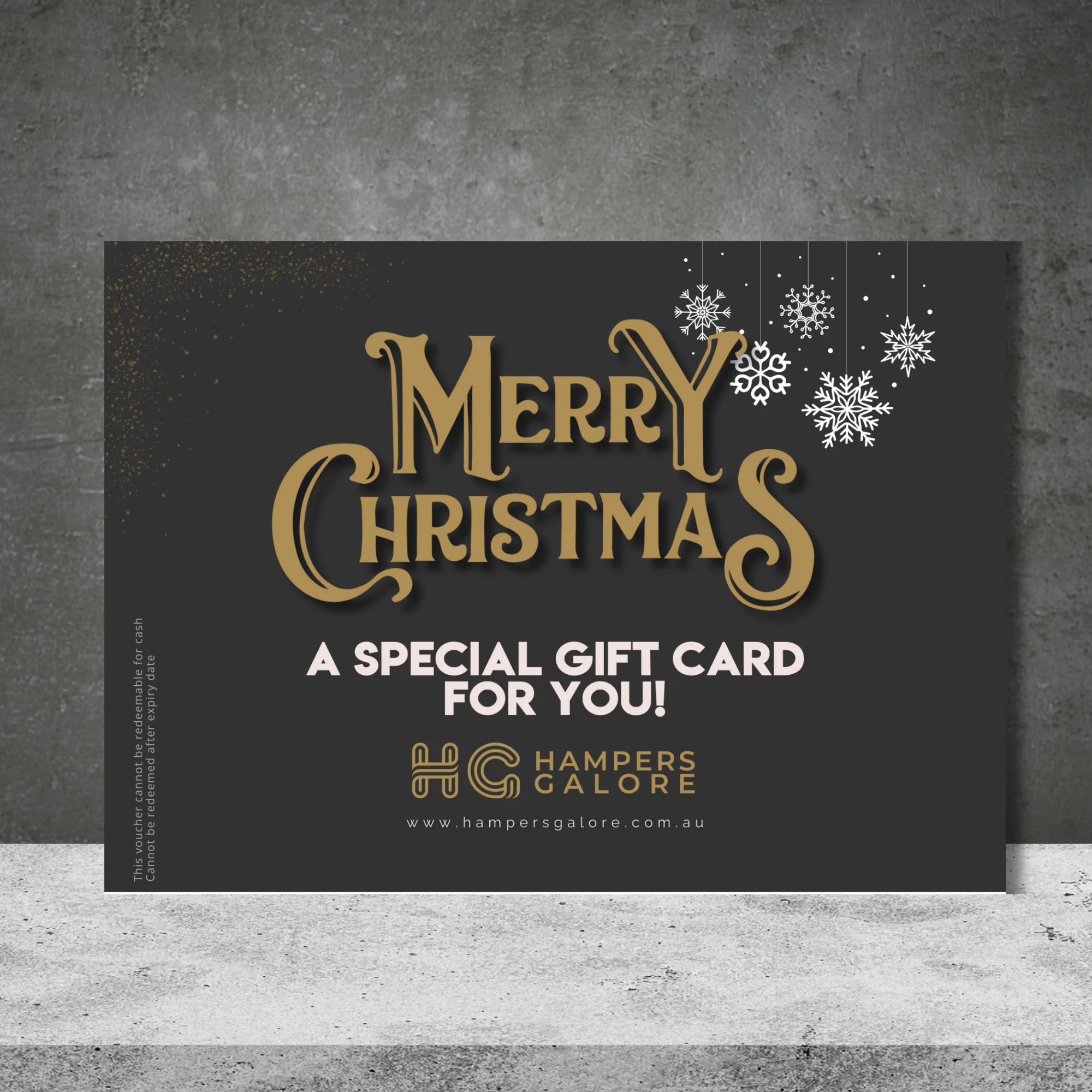 Merry Christmas Gold eGift Card
