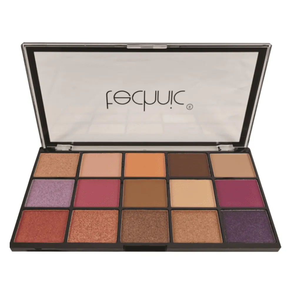 Technic Pressed Pigment Palette Persian Violet �?15 Rich & Elegant Shades