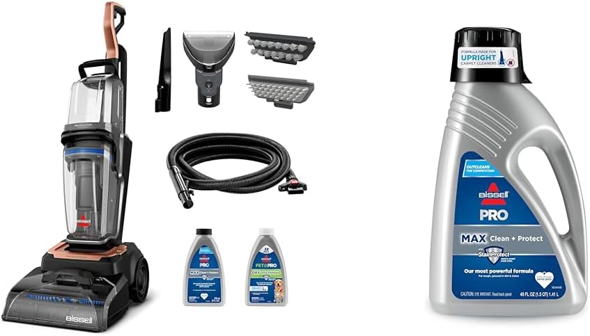 BISSELL Revolution HydroSteam Carpet Cleaner, Upright Deep Cleaner, HydroSteam Technology