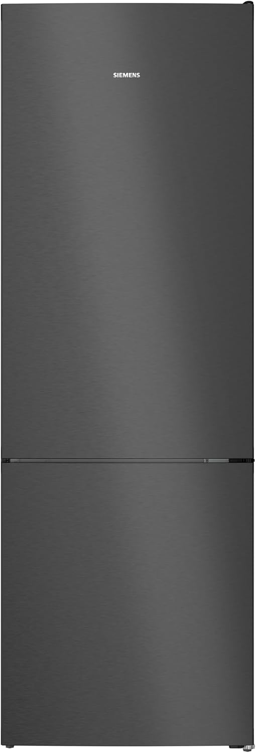 Siemens iQ300 Freistehende XXL Kühl-Gefrier-Kombination 203 x 70 cm, KG49NVXCG, 311 L Kühlen & 129 L Gefrieren, Total noFrost, Nahtlose Platzierung, hyperFresh 0ºC, antiFingerprint schwarzer Stahl