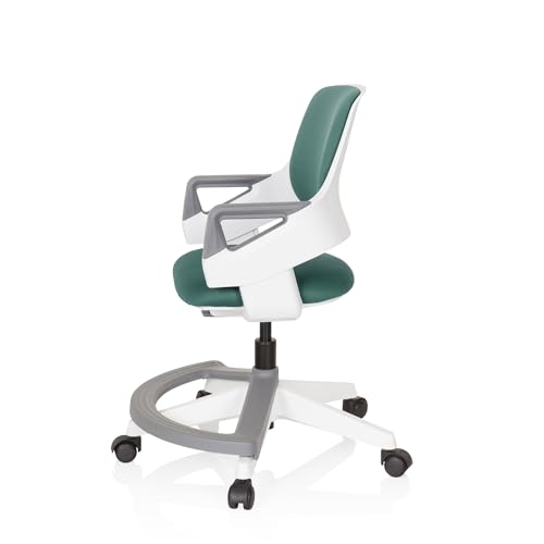 HJH Office KID FLEX sedia girevole per bambini e ragazzi, schienale e poggiapiedi regolabili, benzina : Casa e cucina