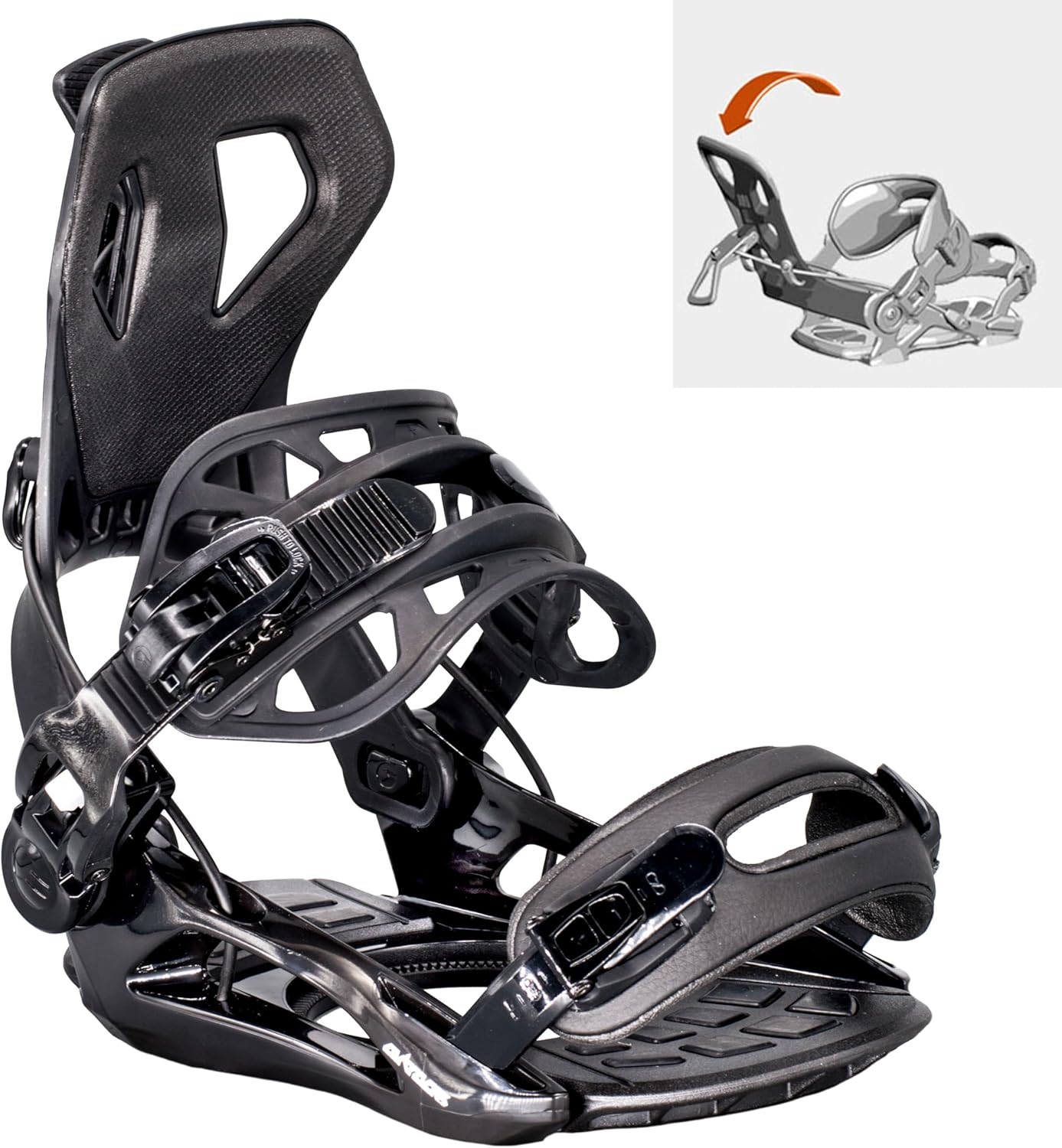 Airtracks Herren Snowboard Set – Refractions Game Snowboard Wide - Snowboardbindung Master Fastec - Snowboard Bag 155 159 161 165 171 cm