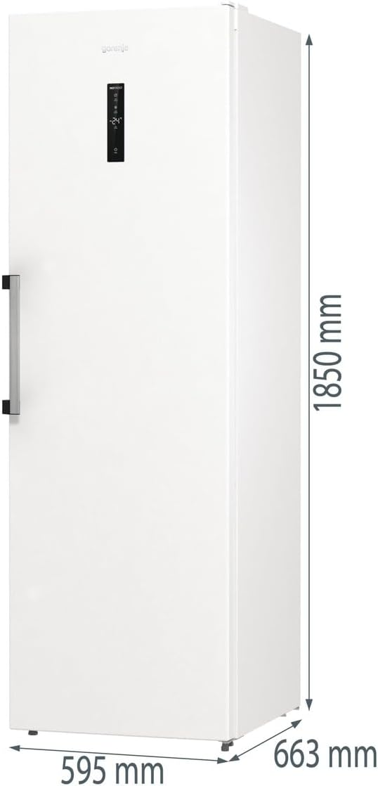 Gorenje FN 619 DAXL6 Gefrierschrank/NoFrost/Inverter Kompressor/FastFreeze/LED Display / 280 Liter/ 185 cm/EEK D/edelstahl