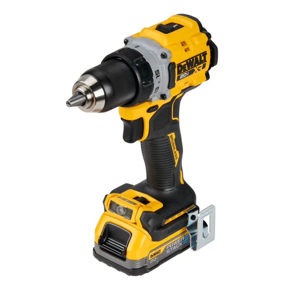 2025 DeWalt DCD800D1E1 20V MAX XR Draadloze Compacte Boor/Schroevendraaier met Borstelloze Motor en POWERSTACK Batterijen