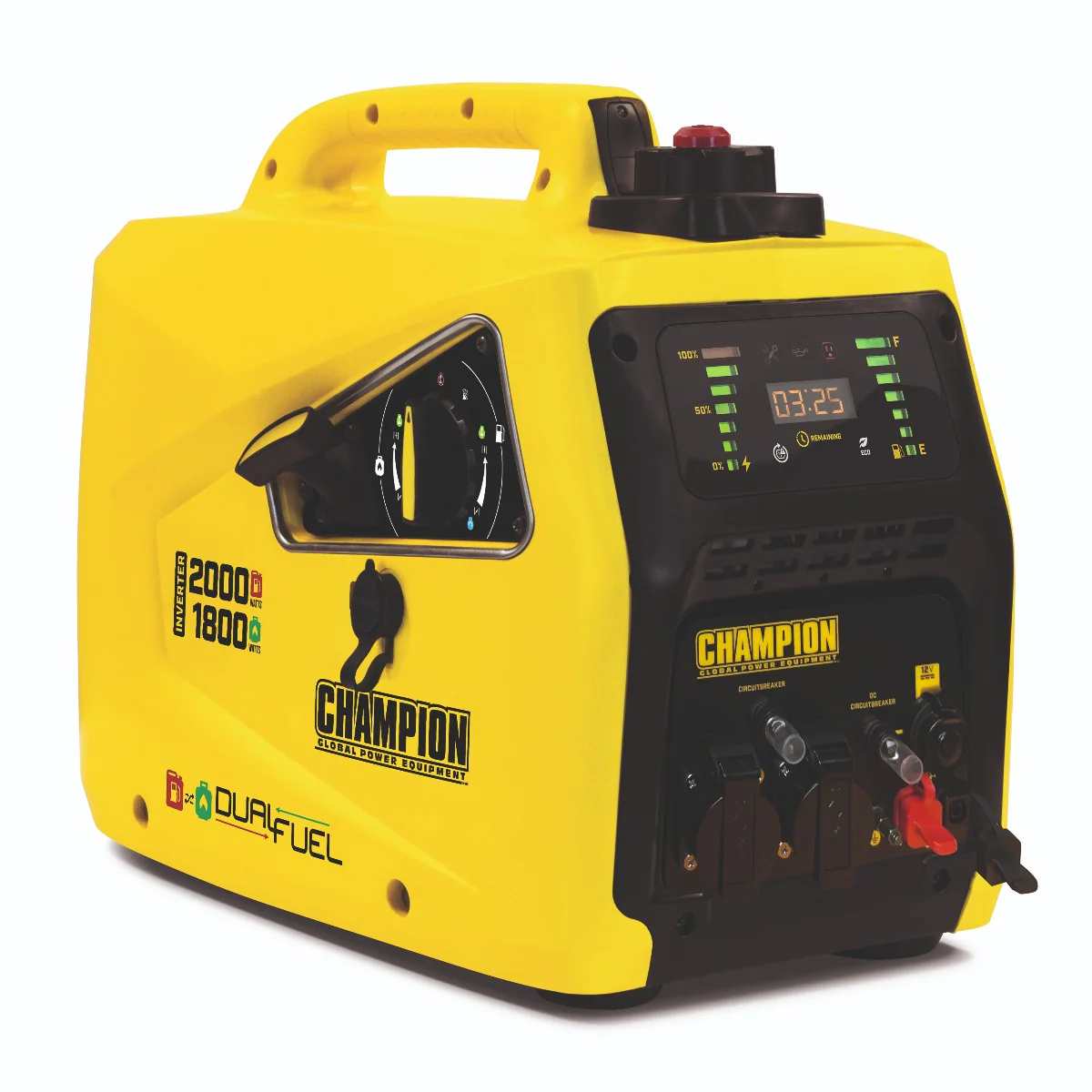 2025 Draagbare stroomgenerator CHAMPION 2000W Inverter Generator Dual Fuel