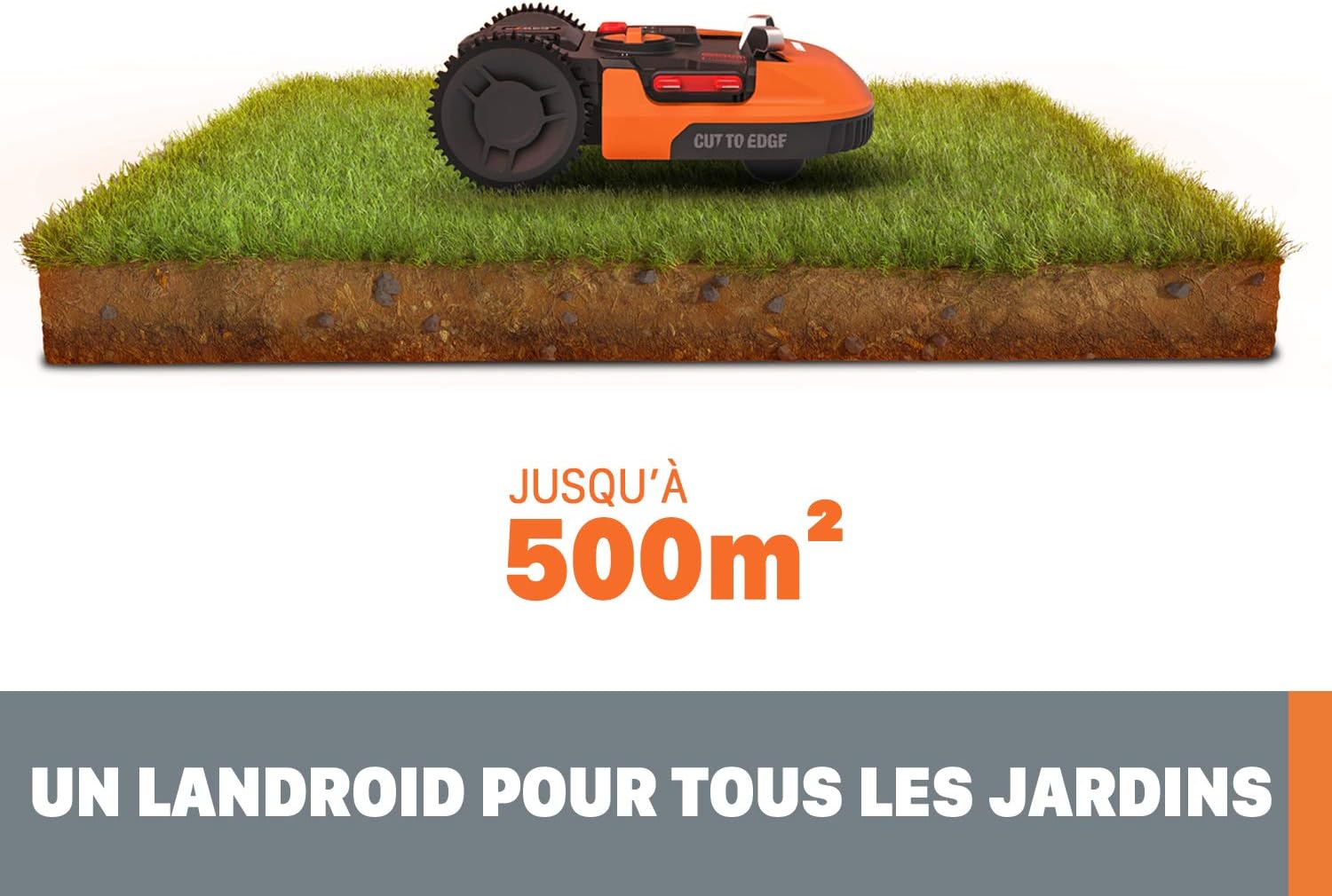 WORX Landroid M500 Plus WR165E Robot Koszący do 500 m²
