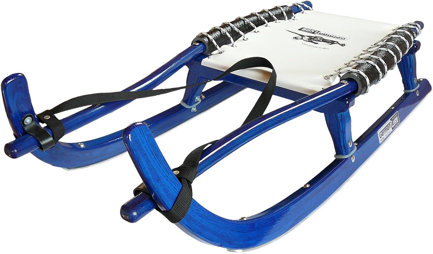 Freizeitrodel 128 cm Doppel-Farbe blau/Rennschiene
