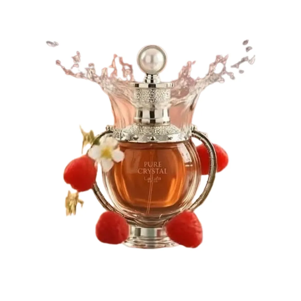 Lattafa Pride Pure Crystal Eau De Parfum 100ML  Luxury Long Lasting Unisex Fragrance